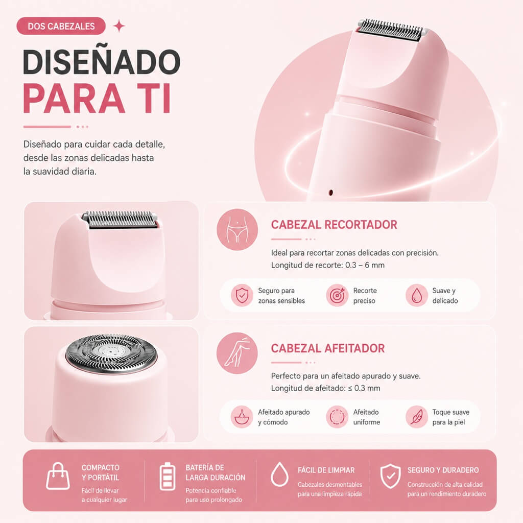 DEPILADORA 2 EN 1 KV — PROMO NUEVAS CLIENTES